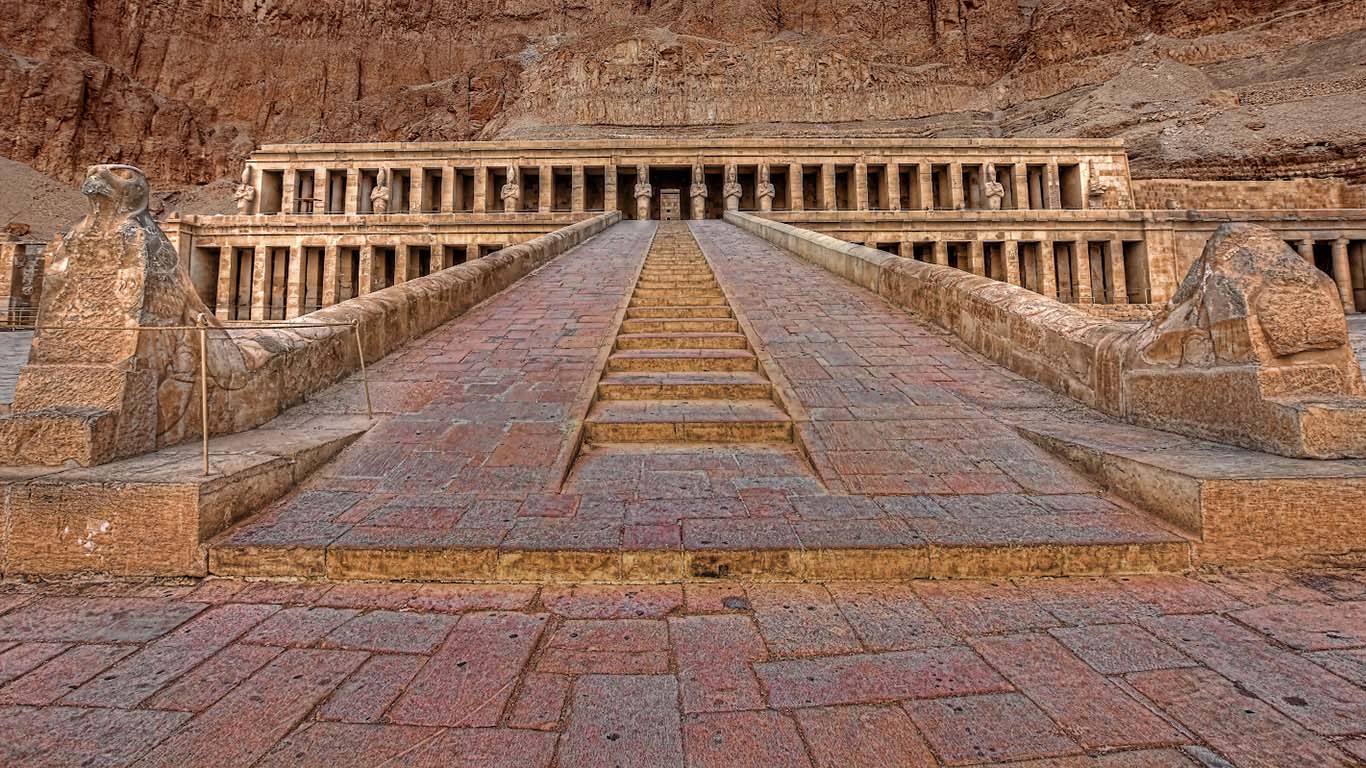 Храм царицы Хатшепсут, Египет Храм царицы Хатшепсут, Египет