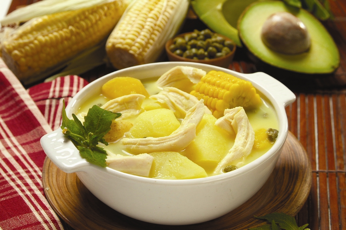 блюдо Ахиако, Колумбийская кухня ajiaco2