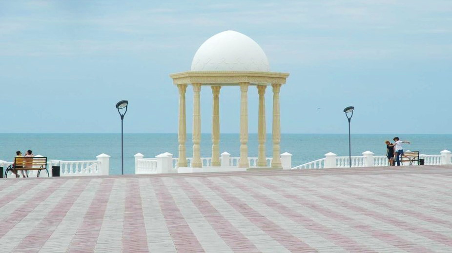 Набережная Актау, Каспийское море, Казахстан aktau naberezhnaya7